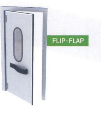 The source lists this model code with an illustration. A full specification sheet is not included. The source illustration shows a swing door.
