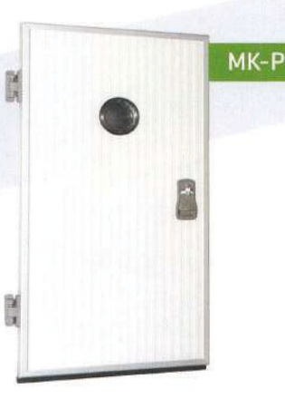 PVC kasalı menteşeli soğuk oda kapısı, MK-P-001