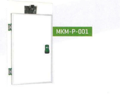 The source lists this model code with an illustration. A full specification sheet is not included. The source illustration shows a hinged door.