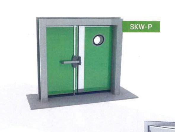 The source lists this model code with an illustration. A full specification sheet is not included. The source illustration shows a double-leaf sliding door.
